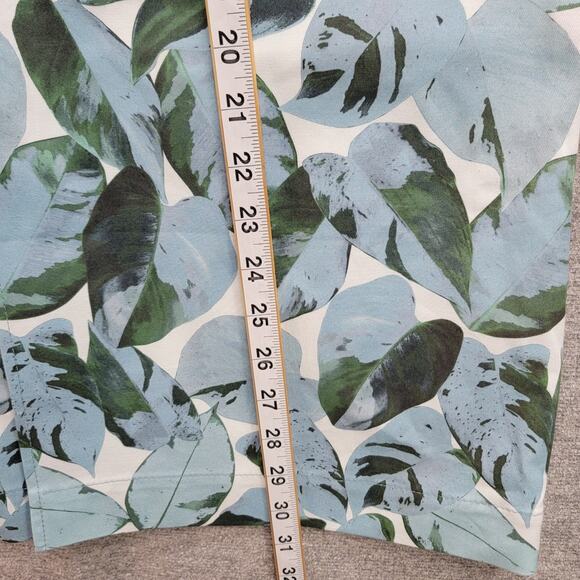 AKRIS PUNTO TRIPICAL LEAVES PRINT MIDI SKIRT, SIZE 10 - Picture 9 of 9